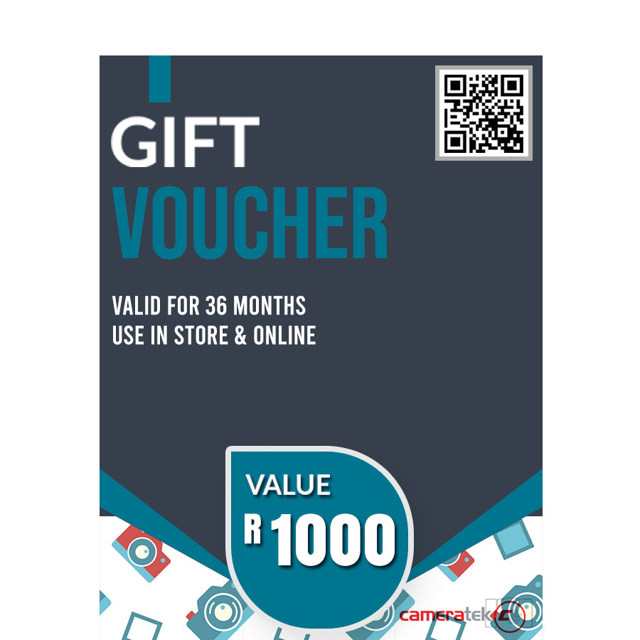 CAMERATEK GIFT VOUCHER – R 1000 Camera tek