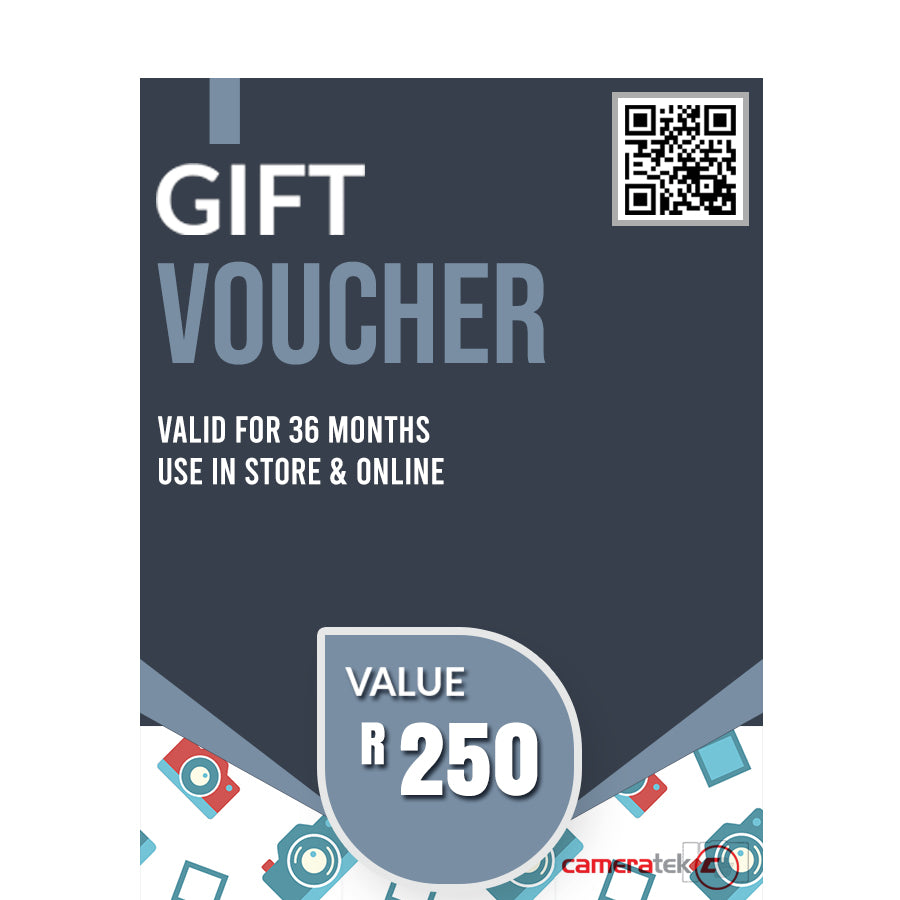 CAMERATEK GIFT VOUCHER – R 250 Camera tek