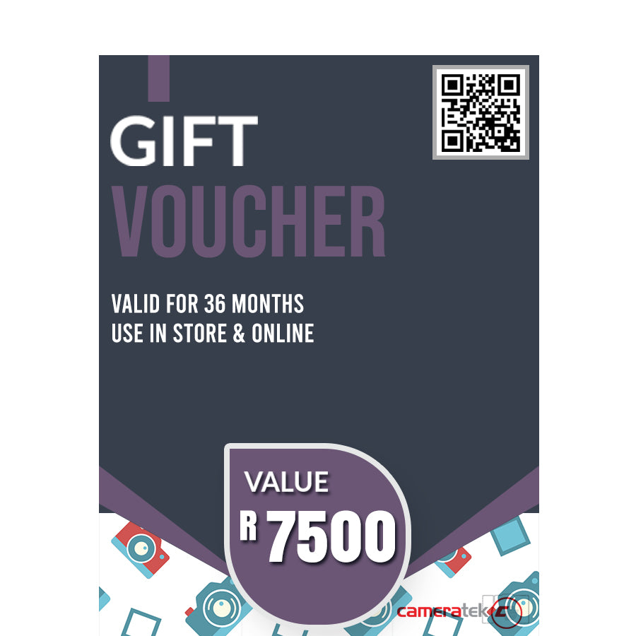 Cameratek Gift Voucher – R 7500 Camera tek