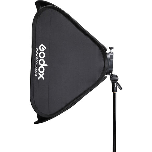 Godox 80 X 80cm Softbox Diffuser + Grid with S2-type Bracket Bowens Mount Camera tek