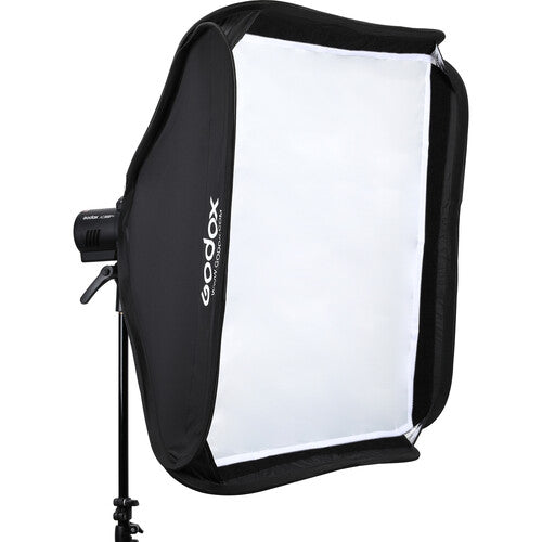 Godox 80 X 80cm Softbox Diffuser + Grid with S2-type Bracket Bowens Mount Camera tek