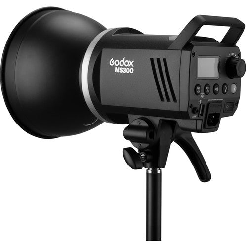 Godox MS300 3-Light Studio Flash Kit Camera tek