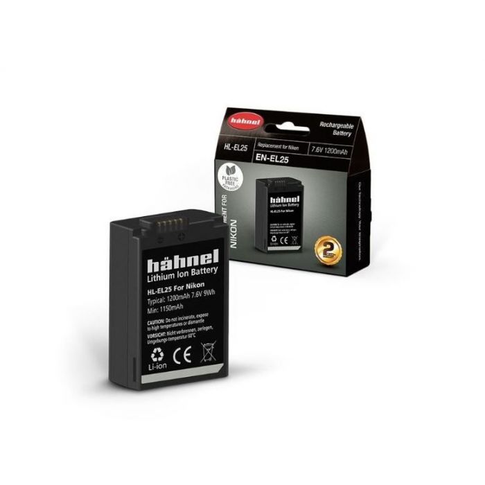 HAHNEL HL-EL25 LITHIUM ION BATTERY for NIKON EN-EL25 Camera tek