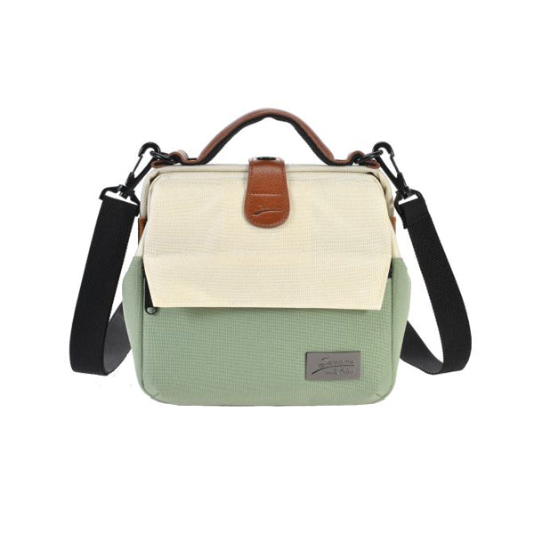 JENOVA URBAN LEGEND MIRRORLESS BAG (Beige & Green) Camera tek