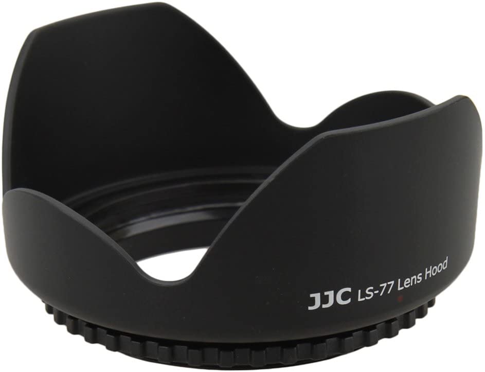 JJC 77mm Screw In Tulip Hood Camera tek