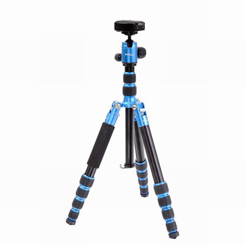 Jenova PRO.J Professional Aluminium Travel Tripod 8 kg load Blue-45634BL Camera tek