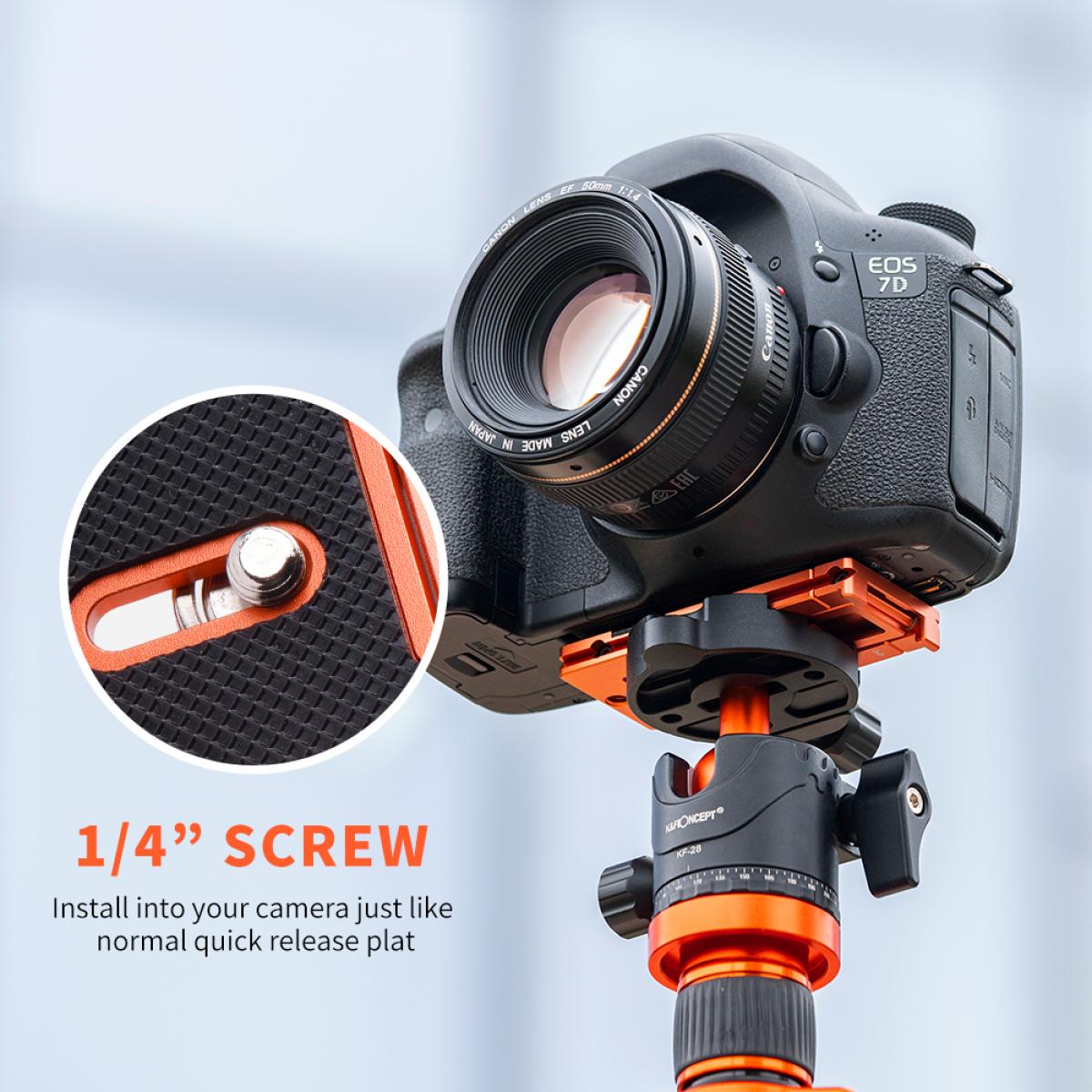 K&F CONCEPT ARCA SWISS CAMERA MOUNT MAGIC PLATE Camera tek