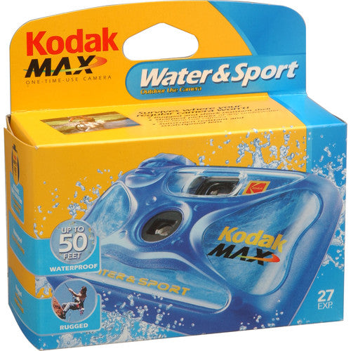 KODAK SPORT DISPOSABLE CAMERA | 27 EXPOSURE | WATERPROOF 15M Camera tek