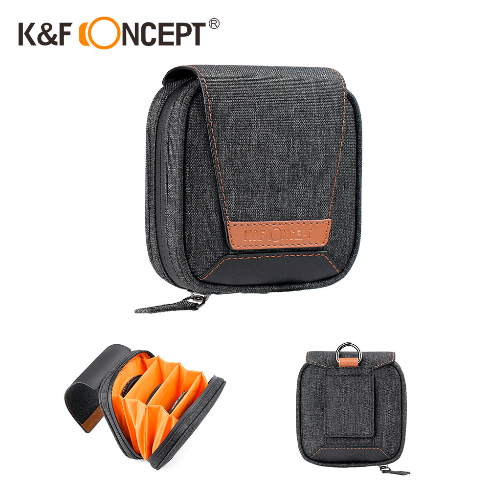 K&F CONCEPT 4 SLOT FILTER POUCH Camera tek