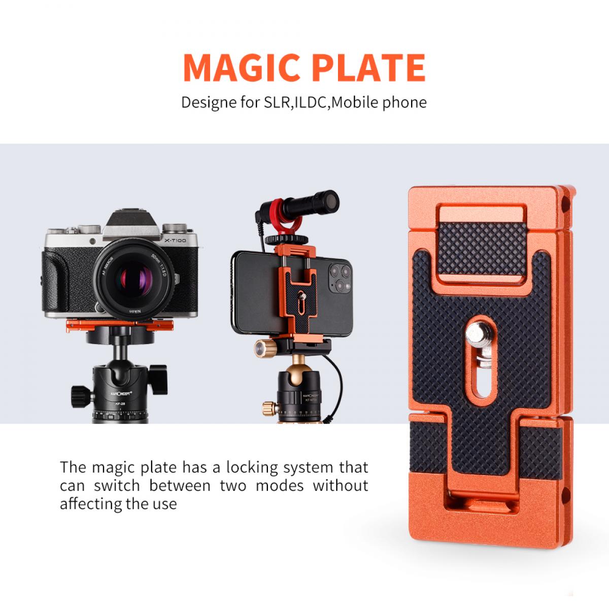 K&F CONCEPT ARCA SWISS CAMERA MOUNT MAGIC PLATE Camera tek