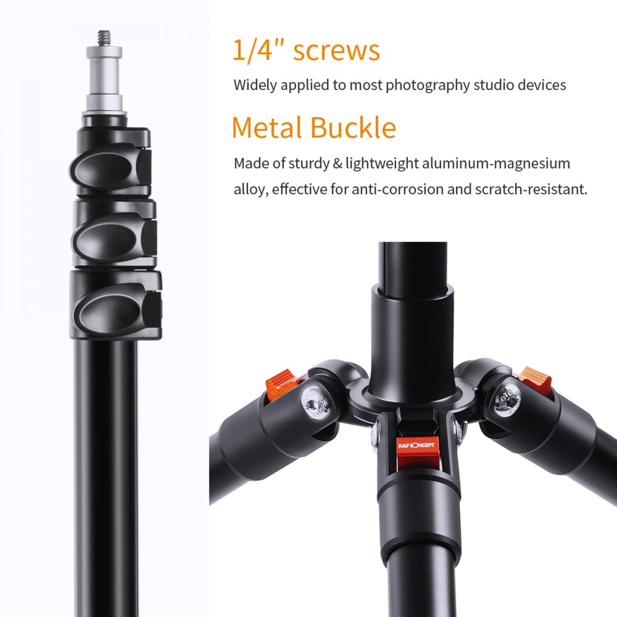 K&F CONCEPT LIGHT STAND Camera tek