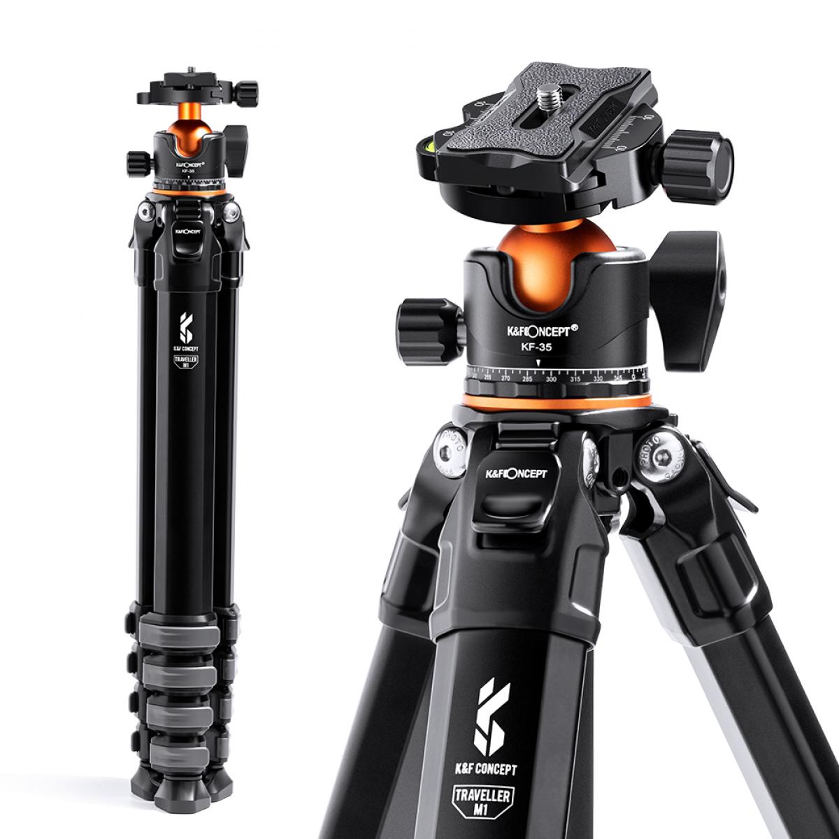 K&F CONCEPT PRO-TRAVELLER TRIPOD Camera tek