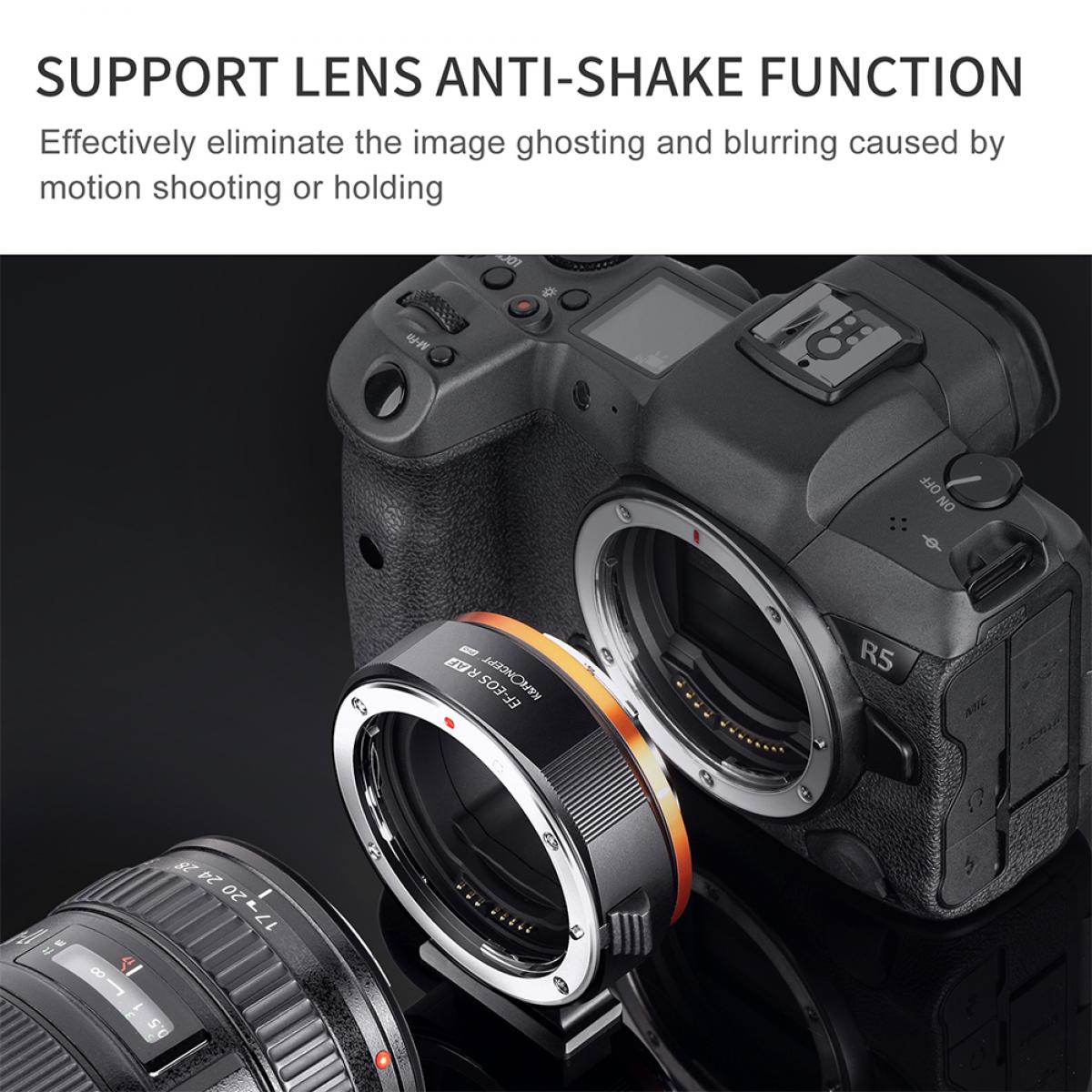 K&F CONCEPT RF TO CANON EF | EF-S AUTO FOCUS ADAPTER Camera tek