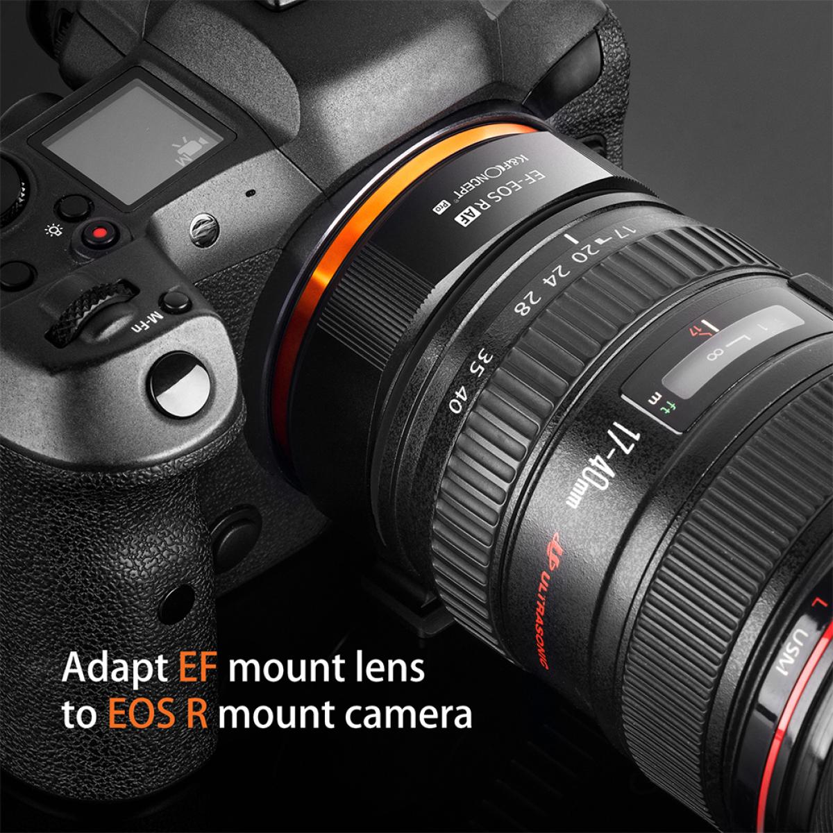 K&F CONCEPT RF TO CANON EF | EF-S AUTO FOCUS ADAPTER Camera tek