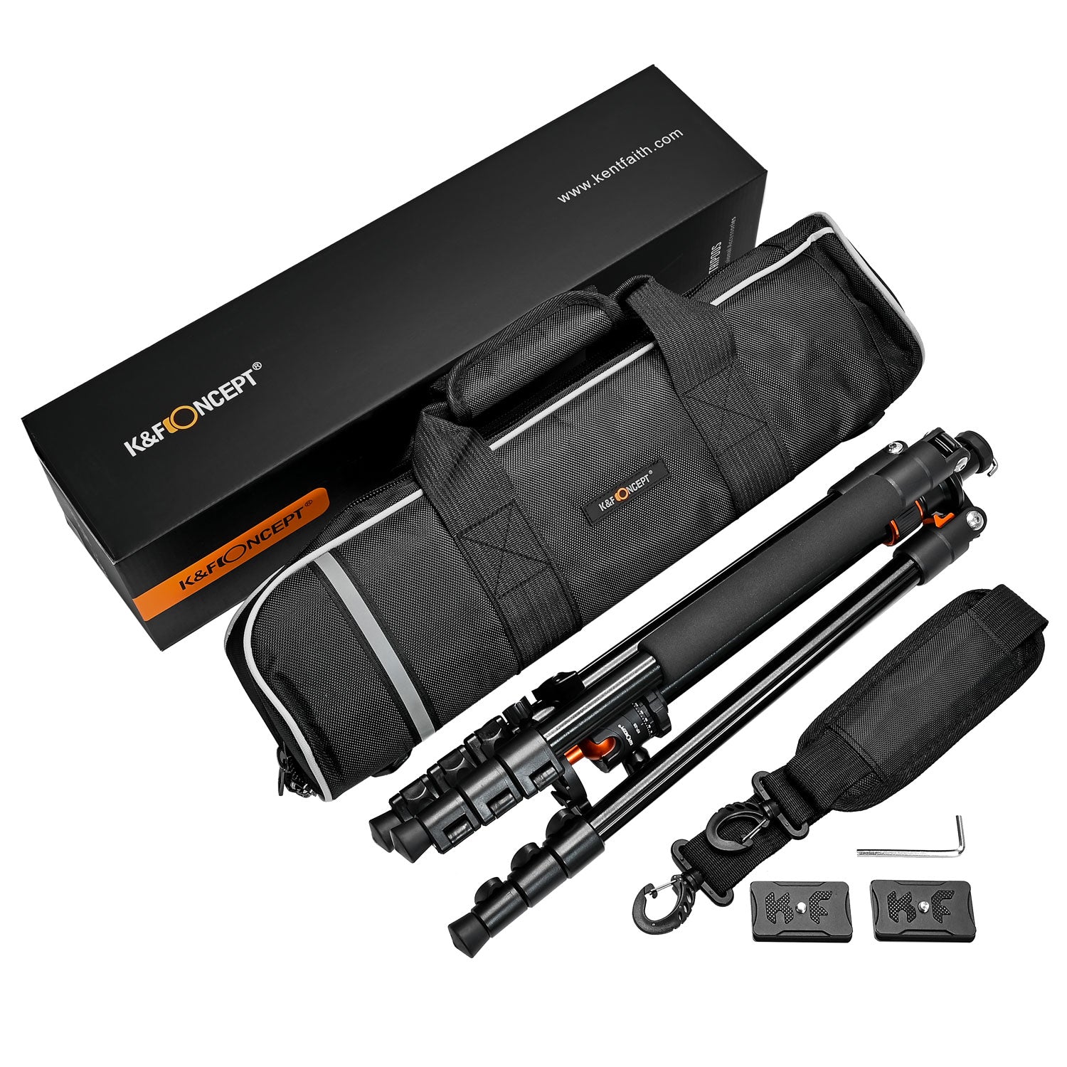 K&F CONCEPT PRO-LITE TRIPOD KIT Camera tek