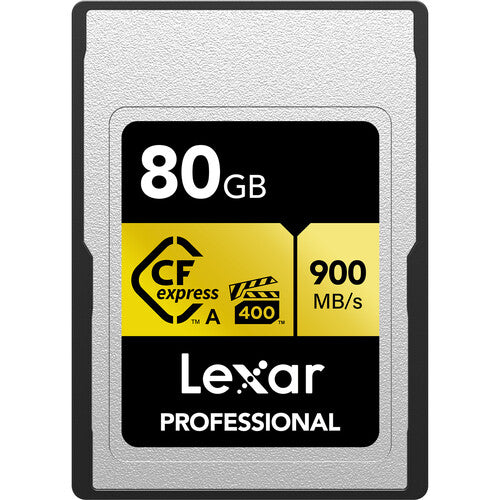 Lexar CFexpress Type-A 80GB 900MB/S Memory Card Gold Series Camera tek