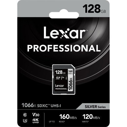 Lexar 128GB Professional 1066x UHS-I SDXC Memory Card 160MB/s Camera tek