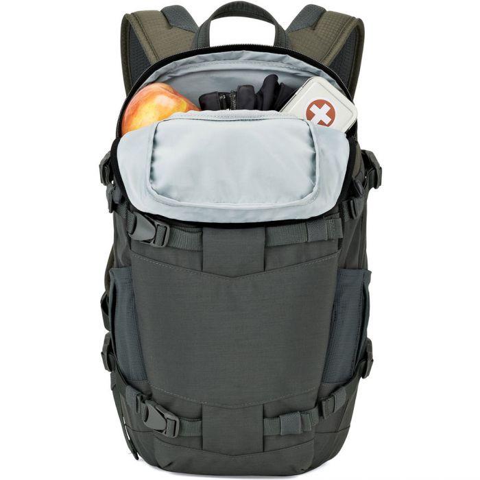 Lowepro Flipside Trek BP 250 AW Backpack (Gray/Dark Green) Camera tek