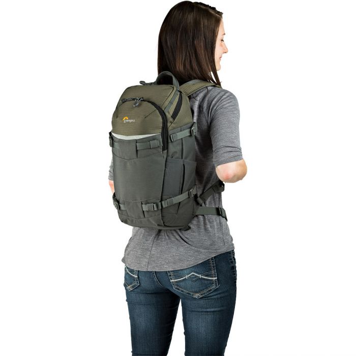 Lowepro Flipside Trek BP 250 AW Backpack (Gray/Dark Green) Camera tek