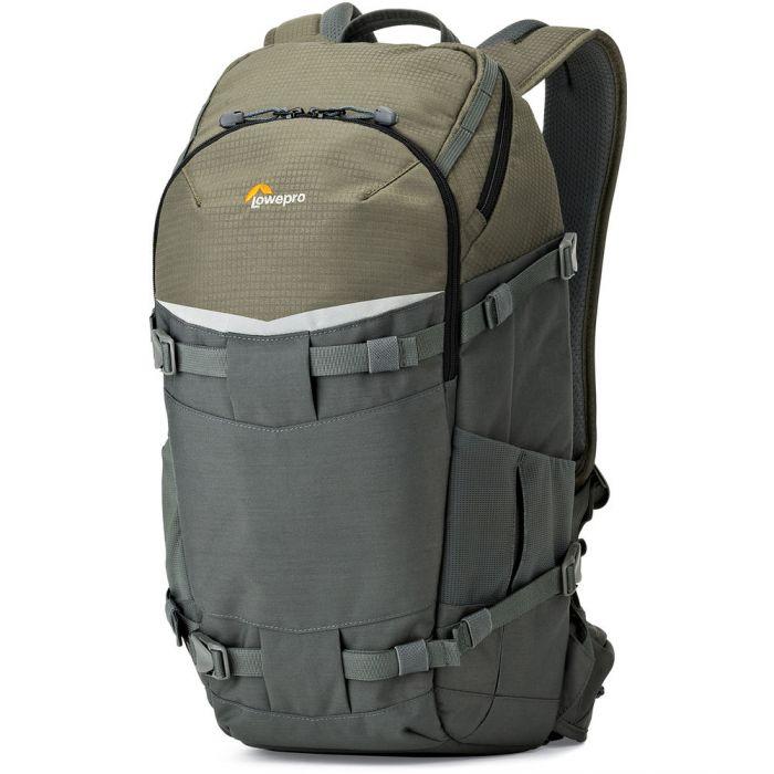 Lowepro Flipside Trek BP 350 AW Backpack (Gray/Dark Green) Camera tek