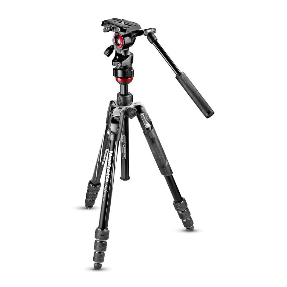 MANFROTTO BEFREE LIVE ALUMINIUM VIDEO TRIPOD KIT WITH TWIST LEGS - MVKBRFT-LIVE Camera tek