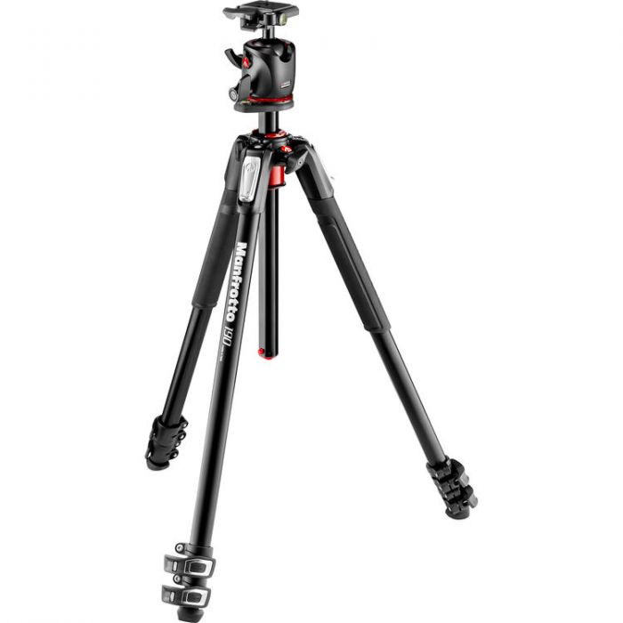 Manfrotto MK190XPRO3-BHQ2 190 Aluminum Tripod with Q2 Ball Head Camera tek