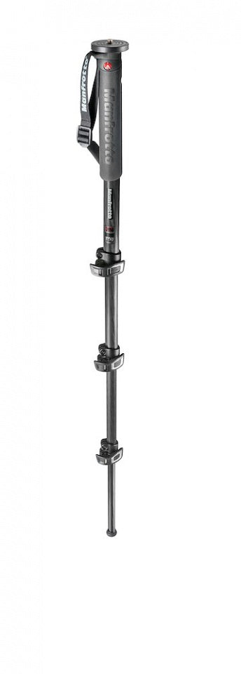 Manfrotto MPMXPROC4 XPro Prime Carbon Fiber 4s Monopod Camera tek