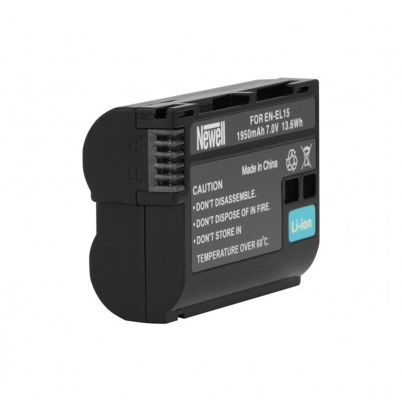 Newell EN-EL15 Dual Battery Charger + 2 Batteries Camera tek