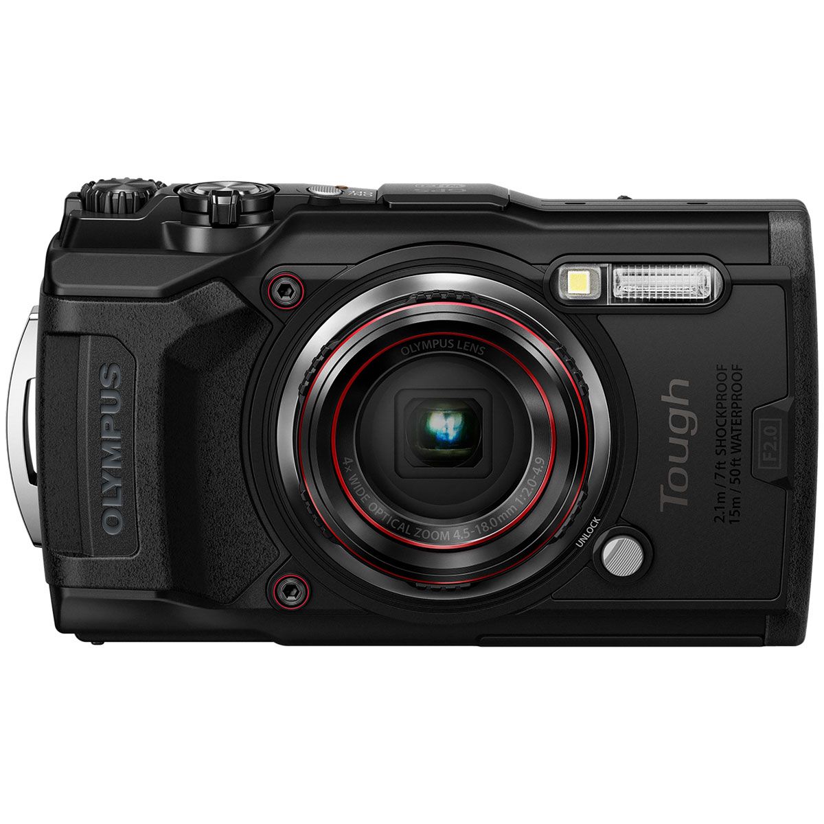 Olympus Tough TG-6 Digital Camera (Black) Camera tek