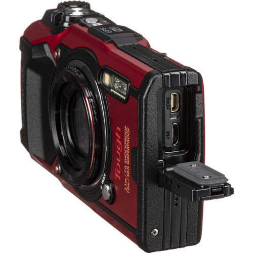 Olympus Tough TG-6 Digital Camera (Red) Camera tek