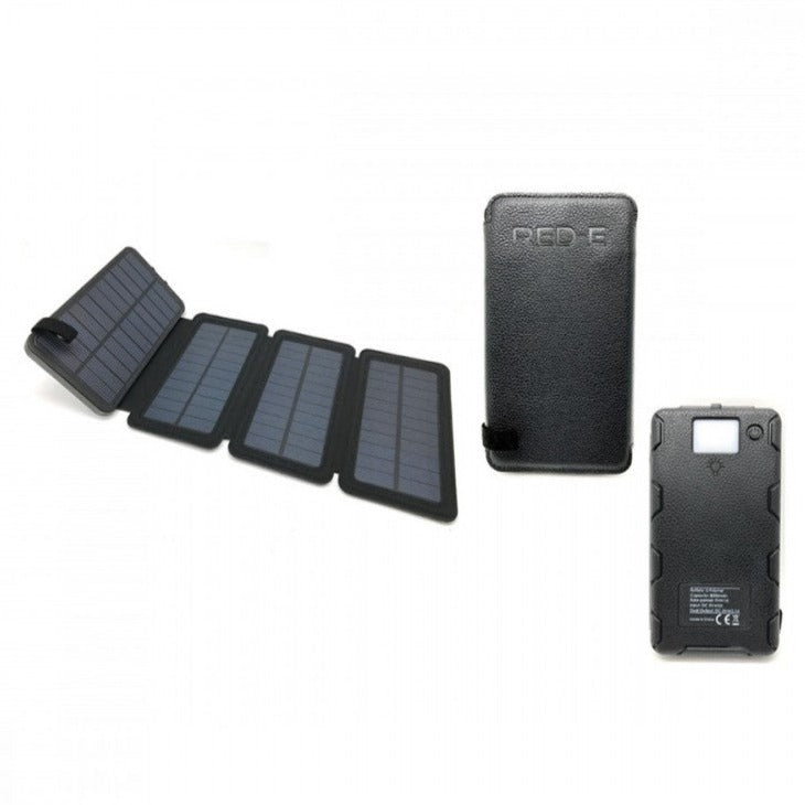 RED-E PB RSP80 8000 MAH - SOLAR PANELS (BLACK) Camera tek