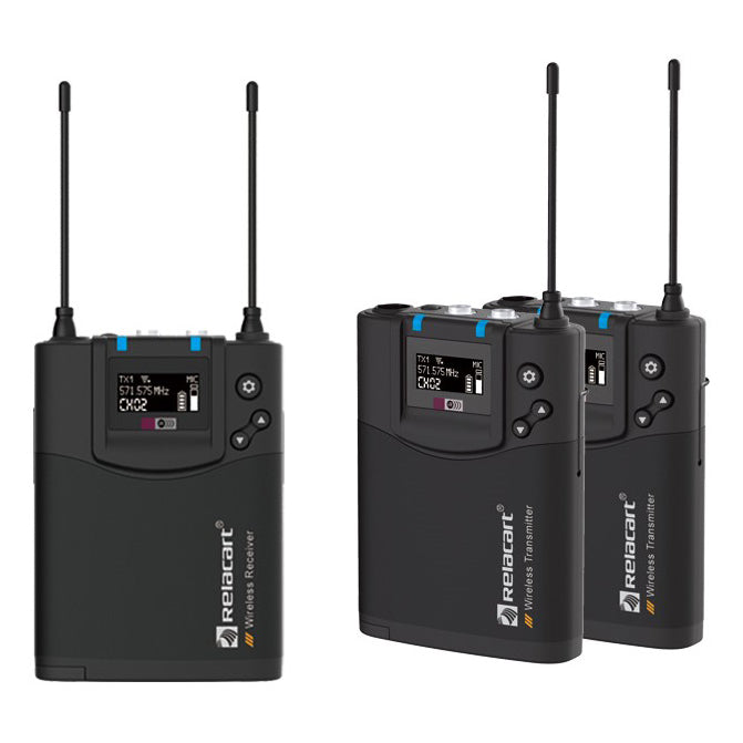 Rental RELACART DUAL WIRELESS LAPEL MIC KIT Rental - From R390 P/Day Camera tek