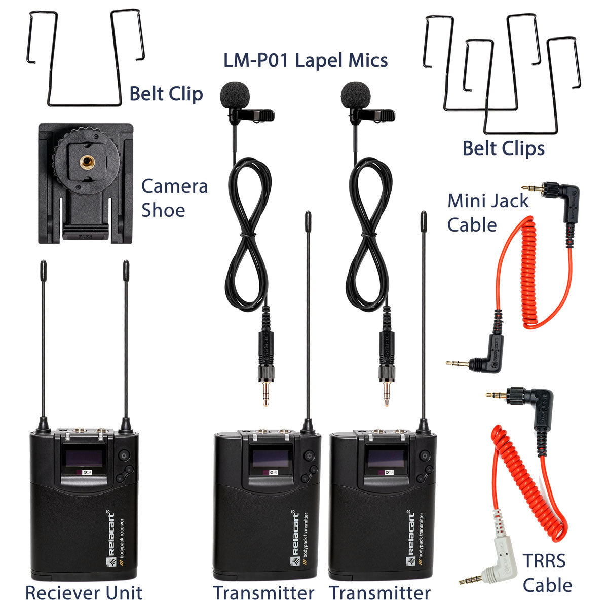 Rental RELACART DUAL WIRELESS LAPEL MIC KIT Rental - From R390 P/Day Camera tek