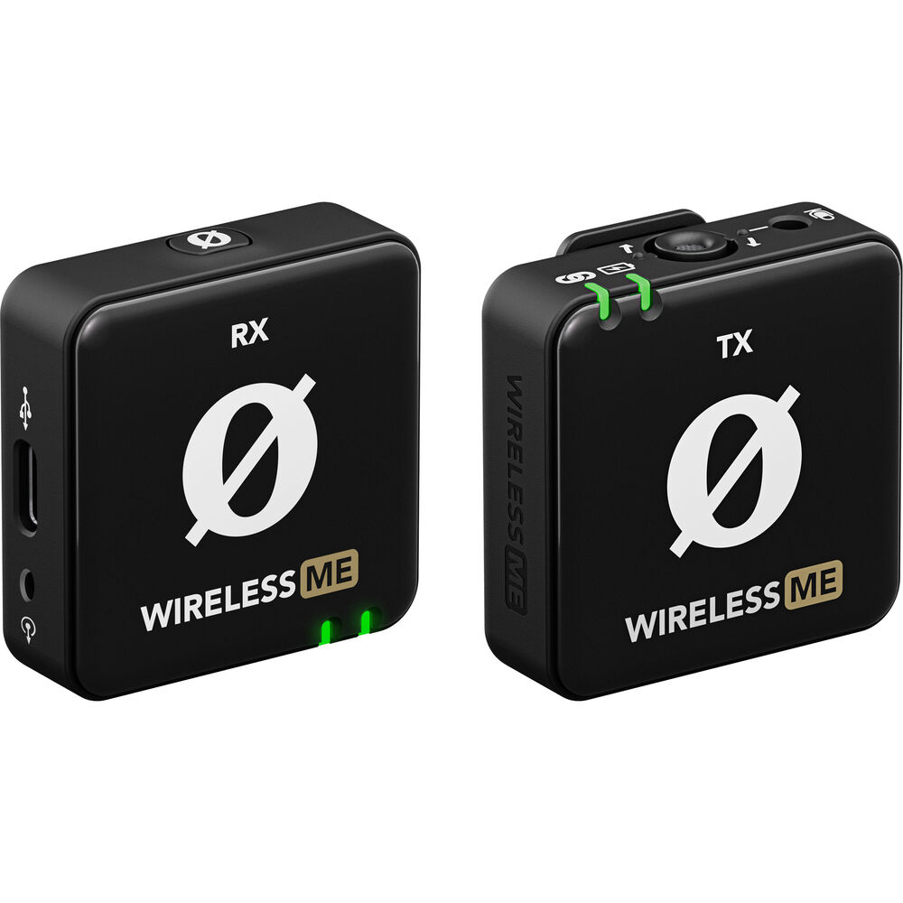 RODE Wireless ME Compact Digital Wireless Microphone System (2.4 GHz, Black) Camera tek