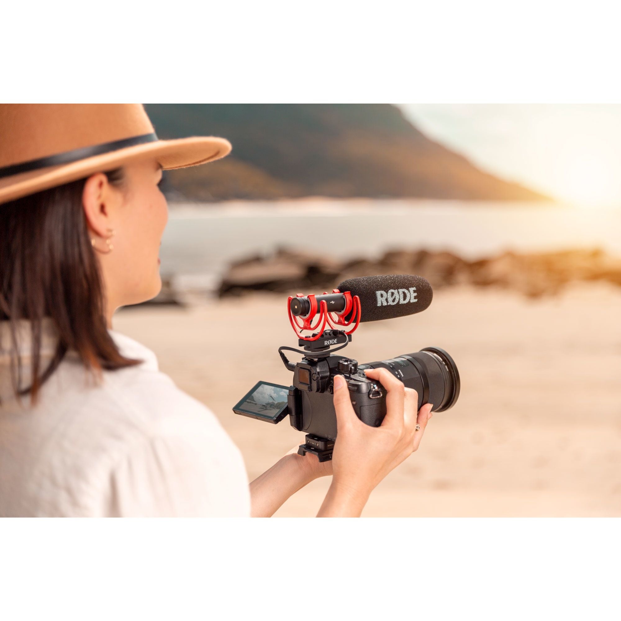 Rode VideoMic NTG Hybrid Analog/USB Camera-Mount Shotgun Microphone Camera tek