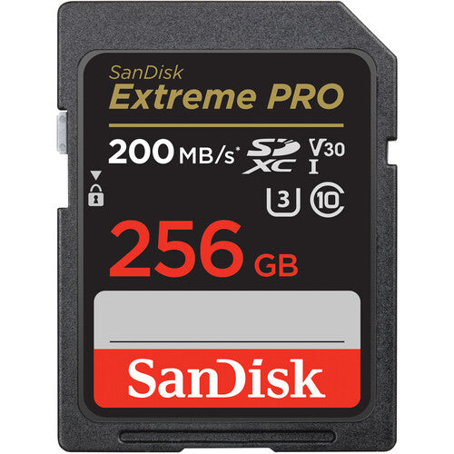 SanDisk 256GB Extreme PRO 200MB/s UHS-I SDXC Memory Card Camera tek