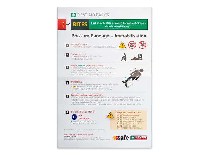 SURVIVAL Snake Bite KIT Camera tek
