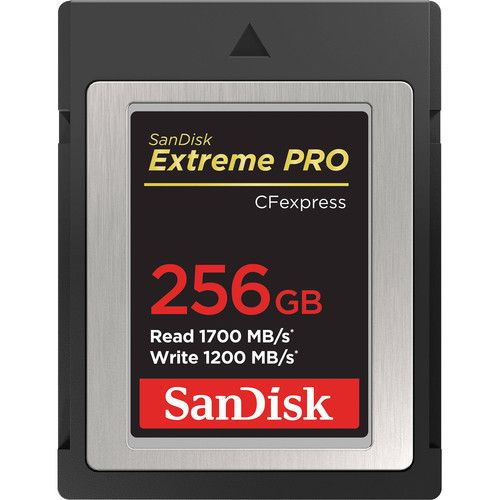 SanDisk 256GB Extreme PRO CFexpress Card Type B Camera tek