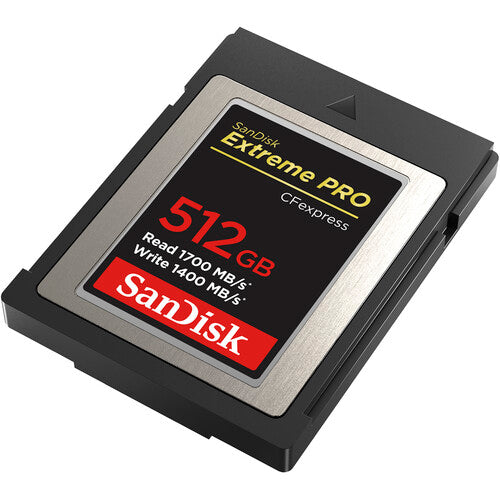 SanDisk 512GB Extreme PRO CFexpress Card Type B Camera tek