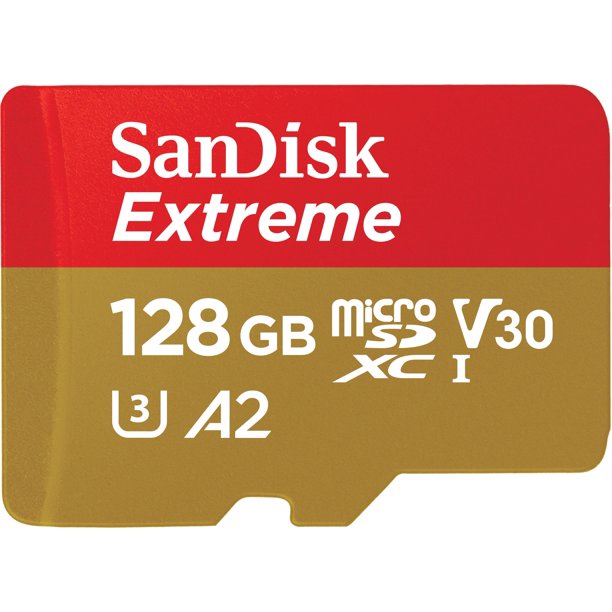 Sandisk Extreme Micro SDXC UHS-I 128GB 160mb/s Card Camera tek