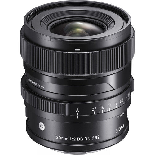 Sigma 20mm f/2 DG DN Contemporary Lens for Leica L Camera tek