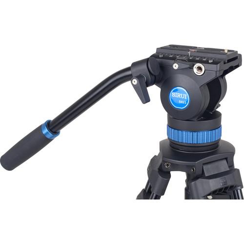 Sirui SH15 Aluminum Video Tripod with Fluid Head Camera tek