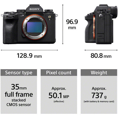 Sony Alpha 1 Mirrorless Digital Camera Body Camera tek