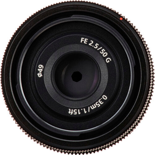 Sony FE 50mm f/2.5 G Lens (E Mount) Camera tek