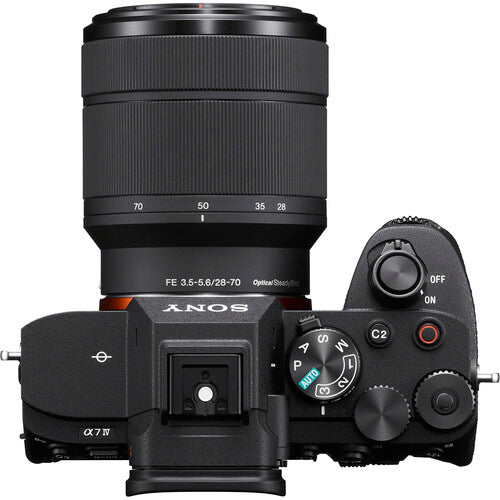Sony Alpha A7 IV Mirrorless Digital Camera with 28-70mm Lens + Free Microphone Camera tek