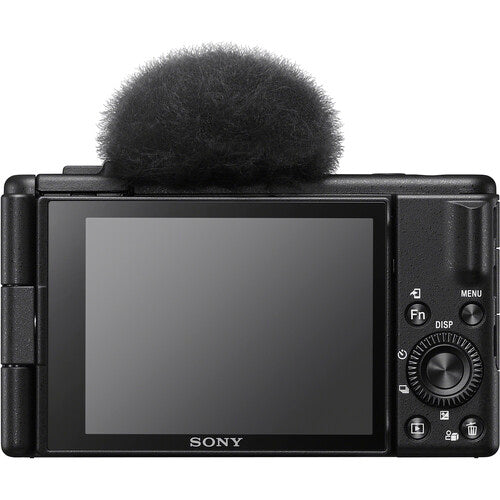 Sony ZV-1F Vlogging Camera (Black) + free grip Camera tek