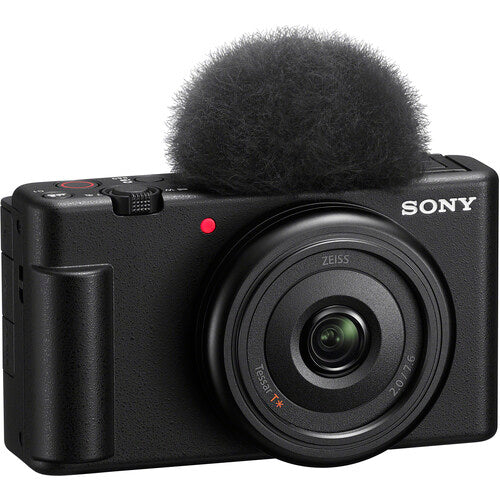 Sony ZV-1F Vlogging Camera (Black) + free grip Camera tek