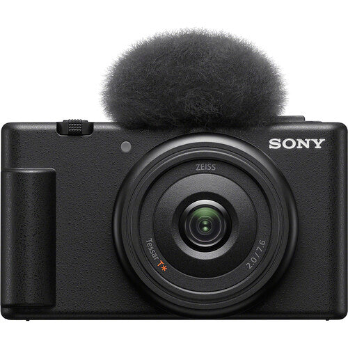 Sony ZV-1F Vlogging Camera (Black) + free grip Camera tek