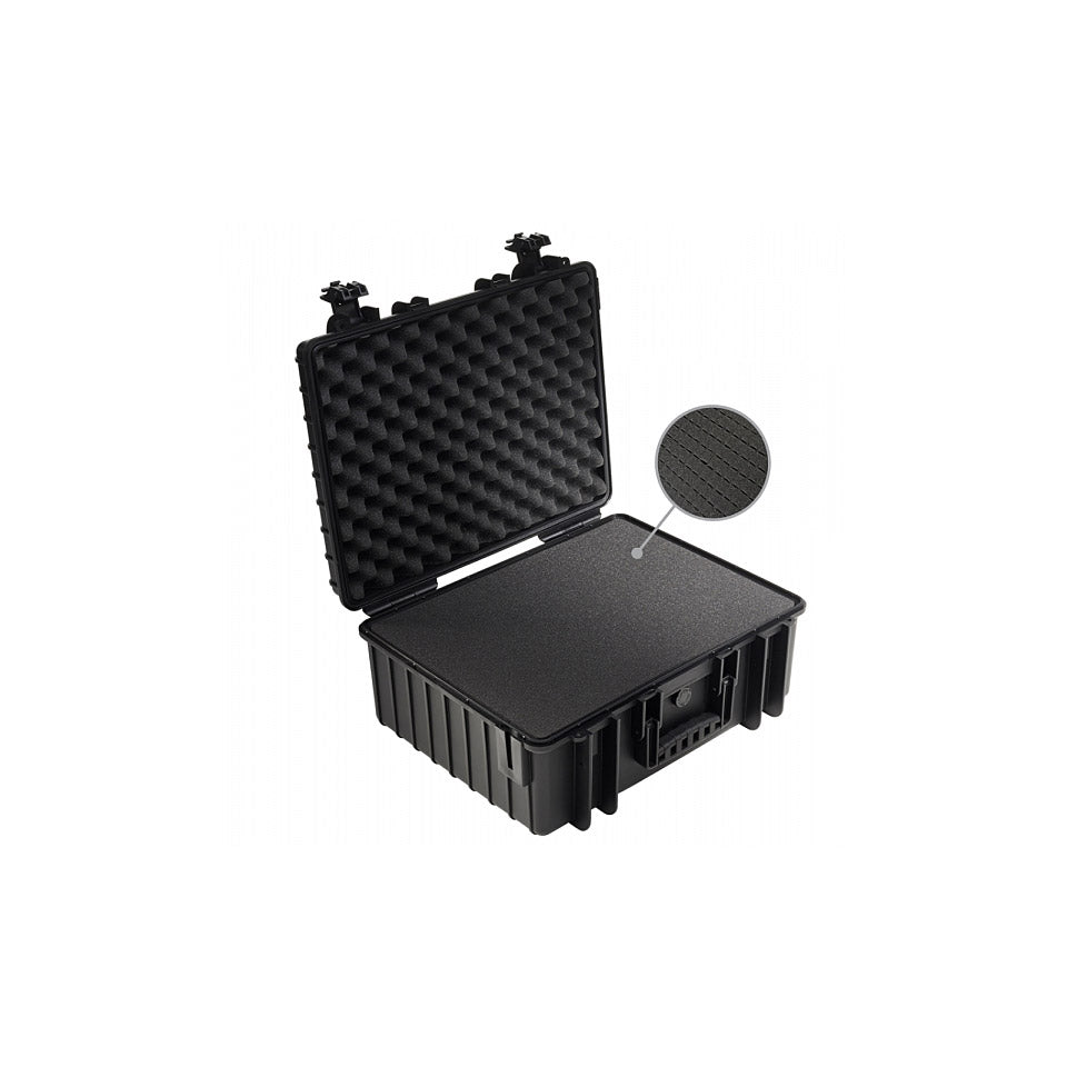 B&W International Type 6000 CASE with Foam – Black Camera tek