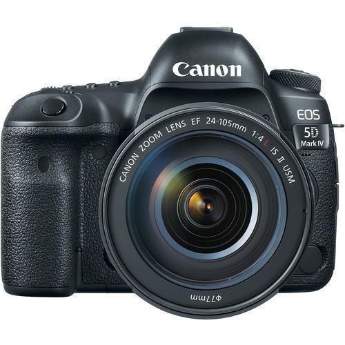 Canon EOS 5D Mark IV DSLR Camera with 24-105mm f/4L II Lens Camera tek
